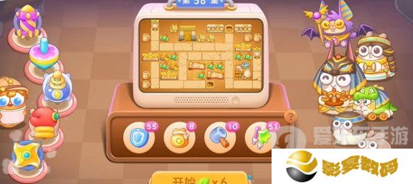 保卫萝卜4法老归来第58关怎么过 法老归来第58关通关流程图